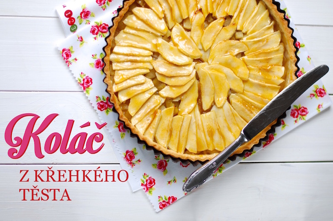 křehké těsto na koláč