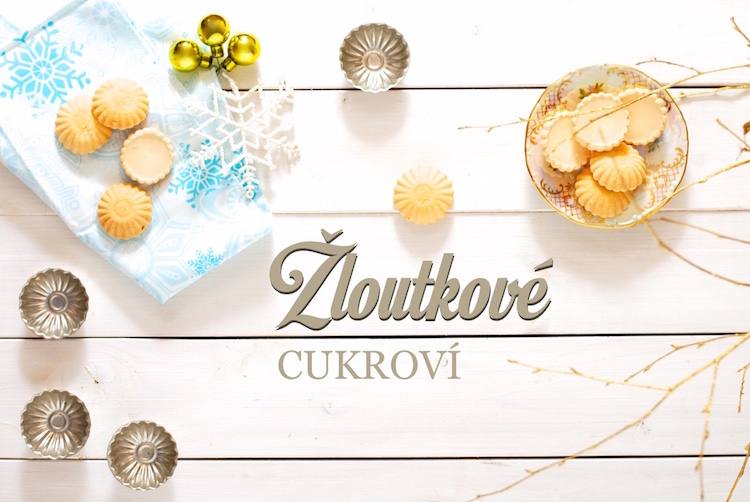 žloutkové cukroví křehulky recept