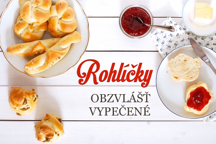domácí rohlíky recept