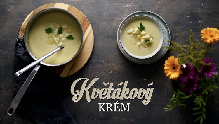 květákový krém květáková polévka