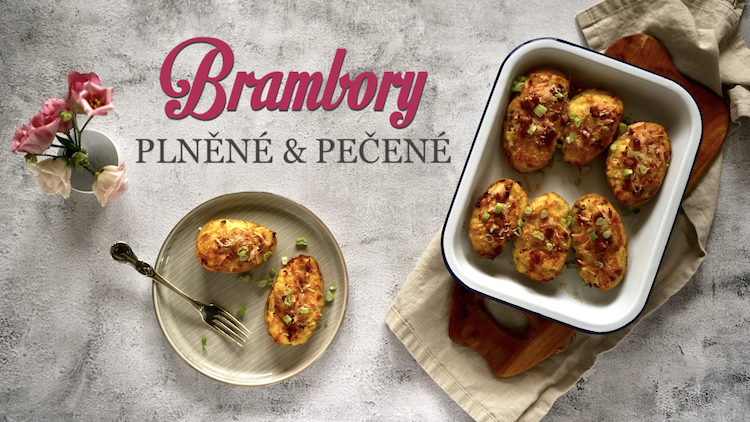 plněné pečené brambory