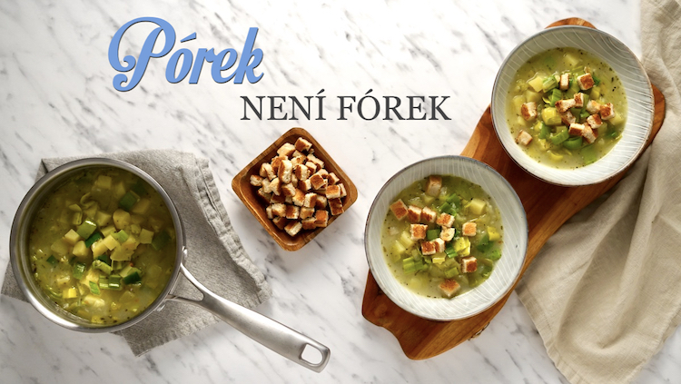 pórková polévka
