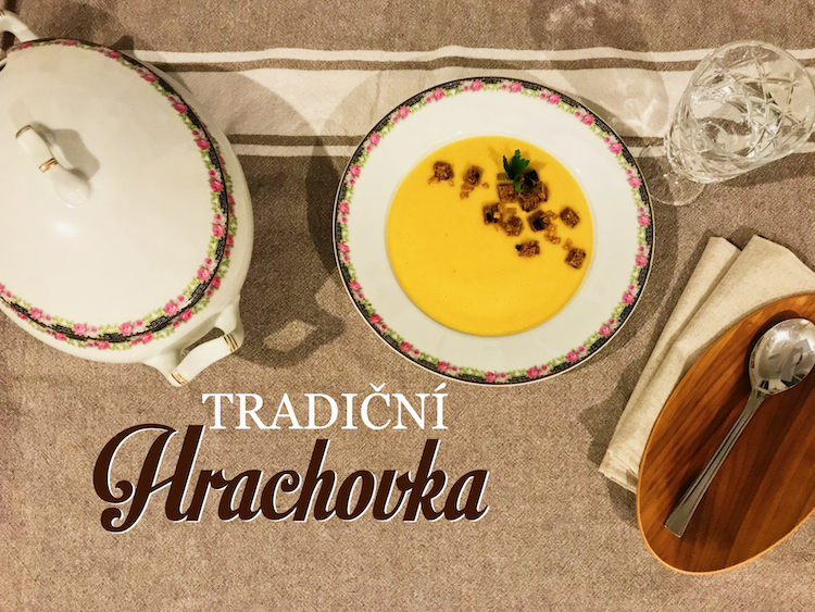 tradiční hrachová polévka