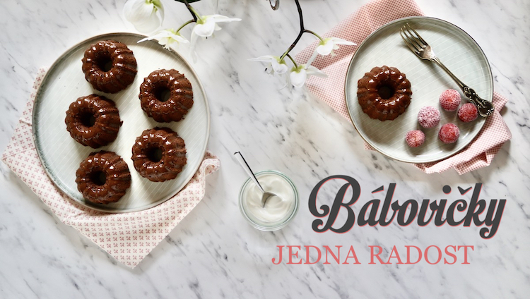 čokoládové bábovičky